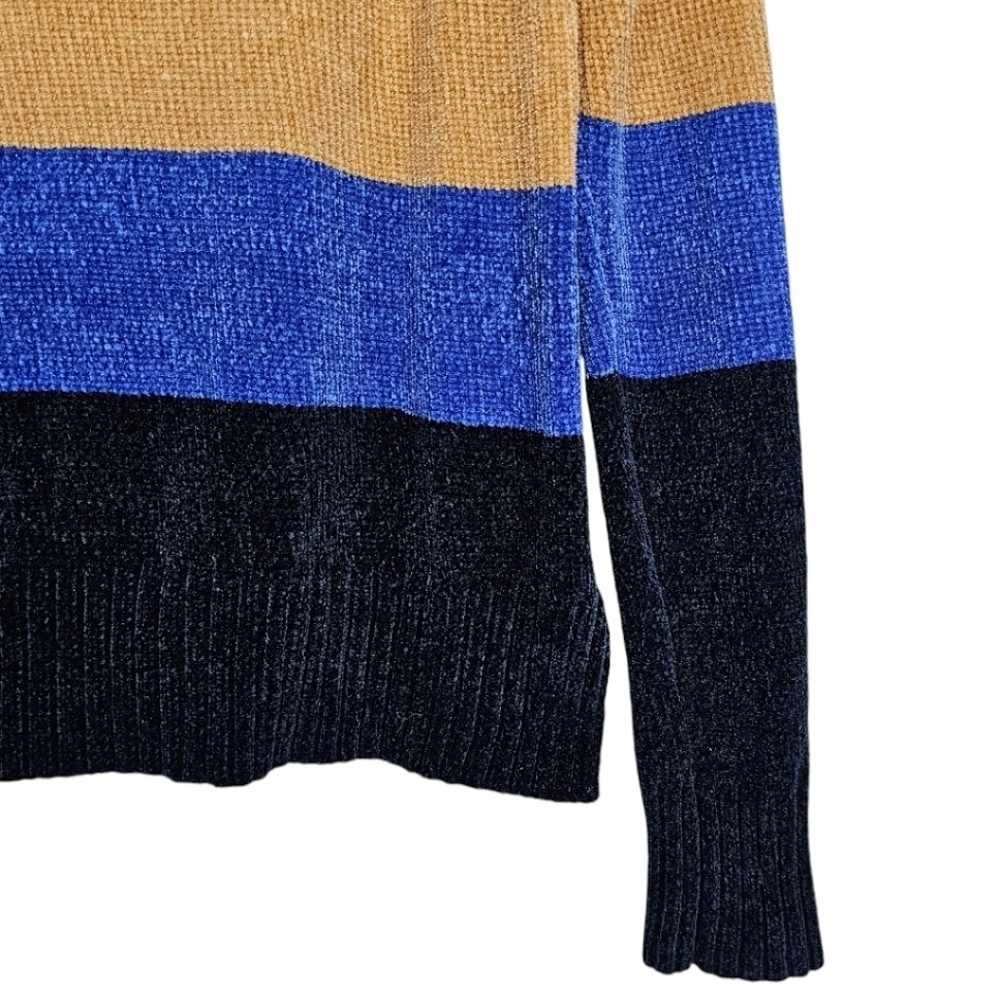 Lisa Todd Colorful Striped Crew Neck Soft Sweater Rainbow Size XS Fall Fashion - Picture 8 of 11